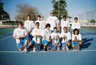 Junior Varsity Boys Tennis Team